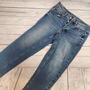 American Eagle Outfitters Blue Ankle Skinny Jeans
